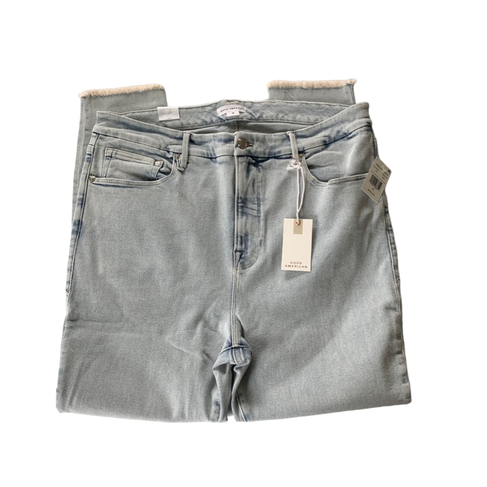 Good American Good Legs Crop Skinny Jeans, NWT